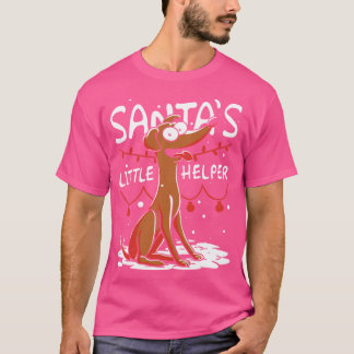 Santas Little Helper retro Tシャツ
