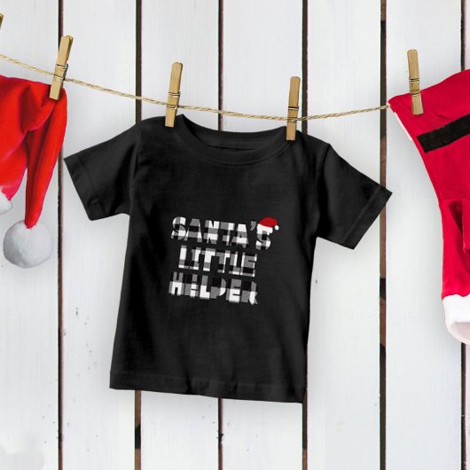 Santa's little helper T-Shirt ベビーTシャツ