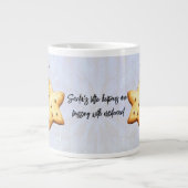 Santa's Little Helpers Are Buzzing With Excitement ジャンボコーヒーマグカップ (正面)