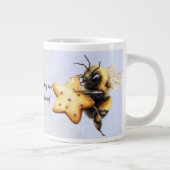 Santa's Little Helpers Are Buzzing With Excitement ジャンボコーヒーマグカップ (右)