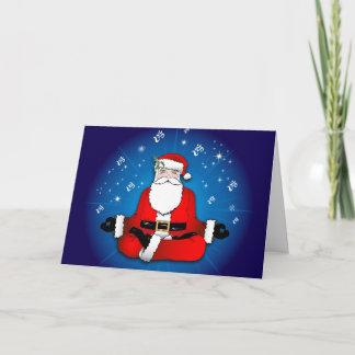 Santa's Meditation Holiday Card シーズンカード