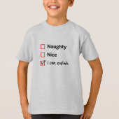 Santas Naughty List - I Can Explain Tシャツ (正面)