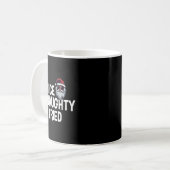 Santa's Naughty Or Nice List I Tried Christmas コーヒーマグカップ (正面左)
