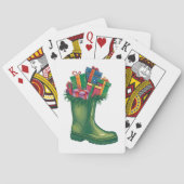Santa's New Boots Classic Playing Cards トランプ (裏面)