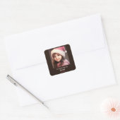 Santa's Nice List写真シール スクエアシール (封筒)