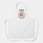 Santas Nice List Baking エプロン (正面)