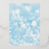 Santa's Nice List Foil Certificate Foil Invitation 箔招待状 (裏面)