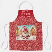 Santa's Official Cookie baker エプロン (正面)