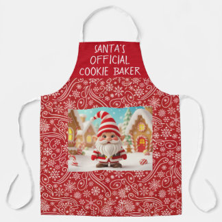 Santa's Official Cookie baker エプロン