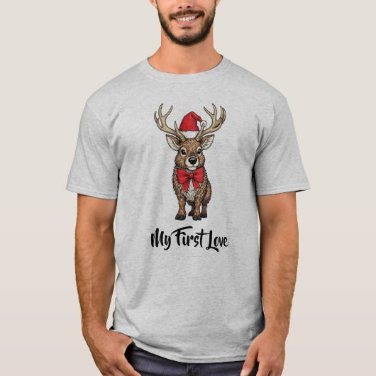 Santa's Reindeer Tシャツ (正面)