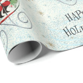 Santa's Retro Rotor Sleigh ラッピングペーパー (ロールコーナー)