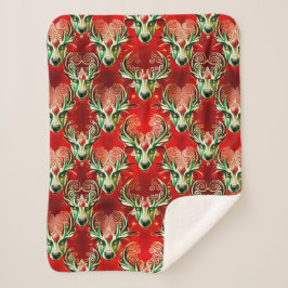 Santa's Secretive Reindeer シェルパブランケット