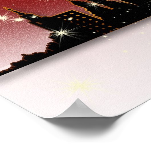 Santa's Sleigh ポスター (角)