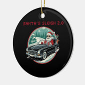 Santa's Sleigh 2.0 Ceramic Ornament セラミックオーナメント (左)