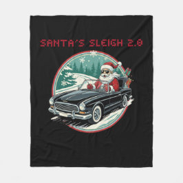 Santa's Sleigh 2.0 Fleece Blanket フリースブランケット