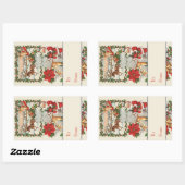 Santa's Sleigh Ride: Classic Holiday 長方形シール (シート)