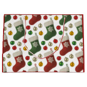 Santas Stocking ラージペーパーバッグ (正面)