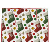 Santas Stocking ラージペーパーバッグ (裏面)