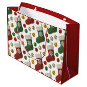 Santas Stocking ラージペーパーバッグ (裏面アングル)