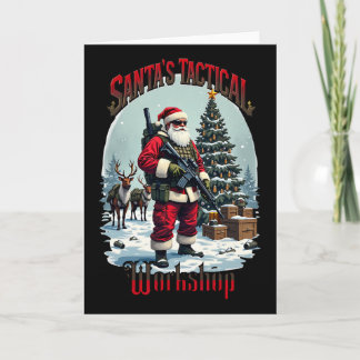 Santa's Tactical Workshop Ar-15 Gun Rights Patriot カード
