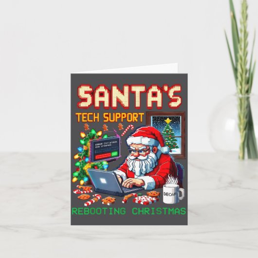 Santa's Tech Rebooting Pixel Support カード (正面)
