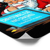 Santa's Tech Suprt_ Rebooting Christmas Funny  ポスター (角)