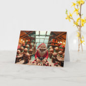 Santa's Twisted Helpers: A Mischievous Workshop カード (黄色い花)