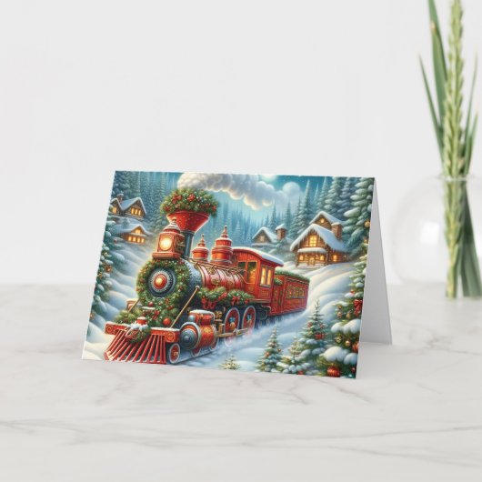 Santa's Village Christmas Train シーズンカード (正面)