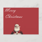 Santa's Vintage Greetings Postcard ポストカード (正面)