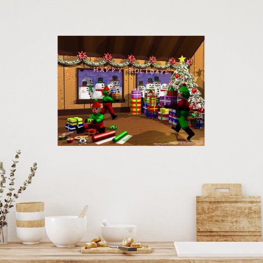 Santa's Warehouse ポスター (キッチン)