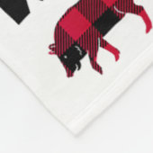 Santa's Watching My Aim - Boar Hog Hunting  フリースブランケット (角)