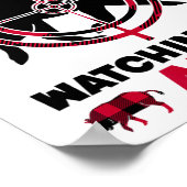 Santa's Watching My Aim - Boar Hog Hunting  ポスター (角)