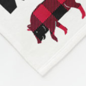 Santa's Watching My Aim - Boar Hog Hunting 1  フリースブランケット (角)