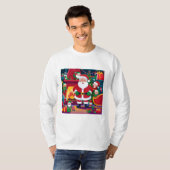 Santa's Workshopおもしろい: T鮮やかシャツの作成 Tシャツ (正面フル)