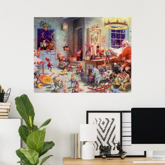 Santas Workshop ポスター (ホームオフィス)