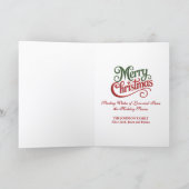 Santa's Workshop Christmas シーズンカード (内部)