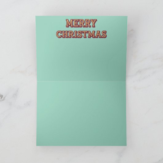 Santa's Workshop Christmas Card カード (内部)