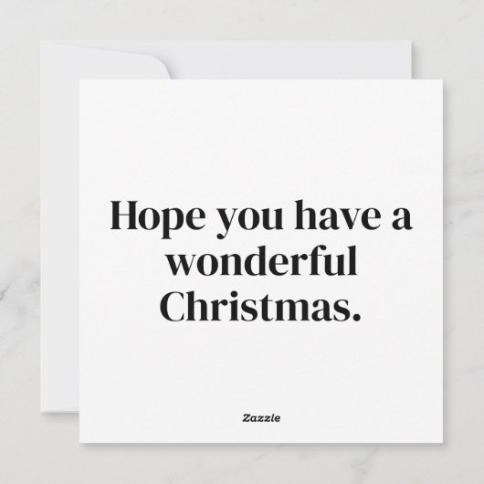 Santa's Workshop | Happy Holidays シーズンカード (裏面)