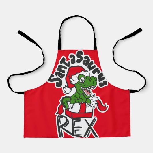 Santasaurus Rex エプロン (正面)
