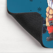 Santashred Funny Santa Meme Xmas Gym Bodybuilding マウスパッド (コーナー)