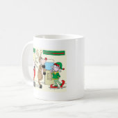 santawatercoolermug コーヒーマグカップ (正面左)