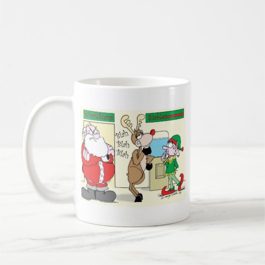 santawatercoolermug コーヒーマグカップ (左)