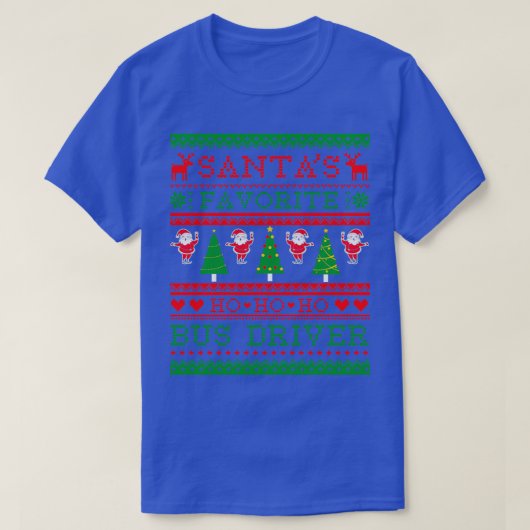 Santax27sバスドお気に入りのライバー醜いクリスマス汗 Tシャツ (デザイン正面)