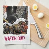 Santazillaタオル キッチンタオル (四つ折り)