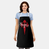 Santiago エプロン (着用した状態)