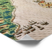 Santiago, Cape Verde, 1589 ポスター (角)