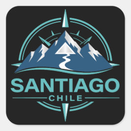 Santiago Chile South America スクエアシール