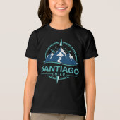 Santiago Chile South America トライブレンドＴシャツ (正面)