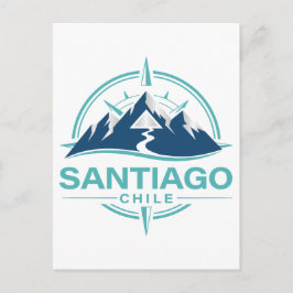 Santiago Chile South America ポストカード