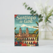 Santiago de Cuba：リズミカルなカリブの魂 ポストカード (スタンド正面)